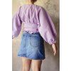 Puff wrap top marshmallow