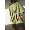 Nazaré babydoll top / green